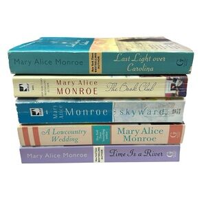 Lot of 5 Mary Alice Monroe Books Time Lowcountry Skyward Club Last Light